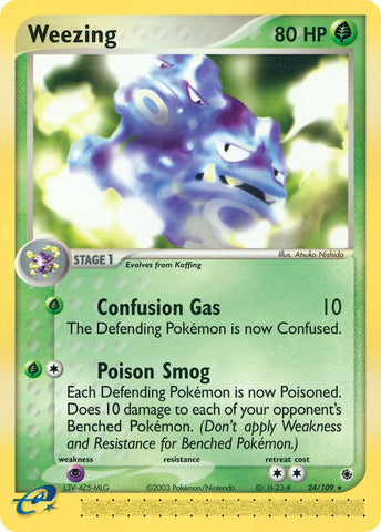 Weezing (24/109) [EX: Ruby & Sapphire] - The Mythic Store | 24h Order Processing