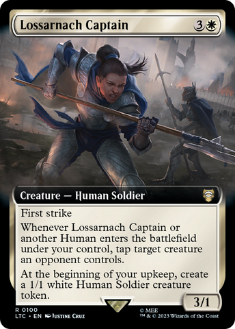 Lossarnach Captain (Extended Art) [The Lord of the Rings: Tales of Middle-Earth Commander] - The Mythic Store | 24h Order Processing