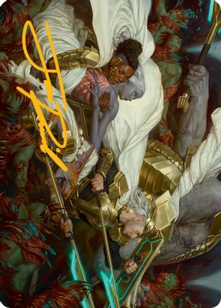 Storm the Seedcore Art Card (Gold-Stamped Signature) [March of the Machine Art Series] - The Mythic Store | 24h Order Processing