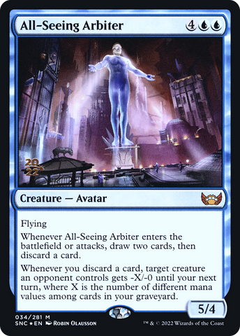 All-Seeing Arbiter [Streets of New Capenna Prerelease Promos] - The Mythic Store | 24h Order Processing