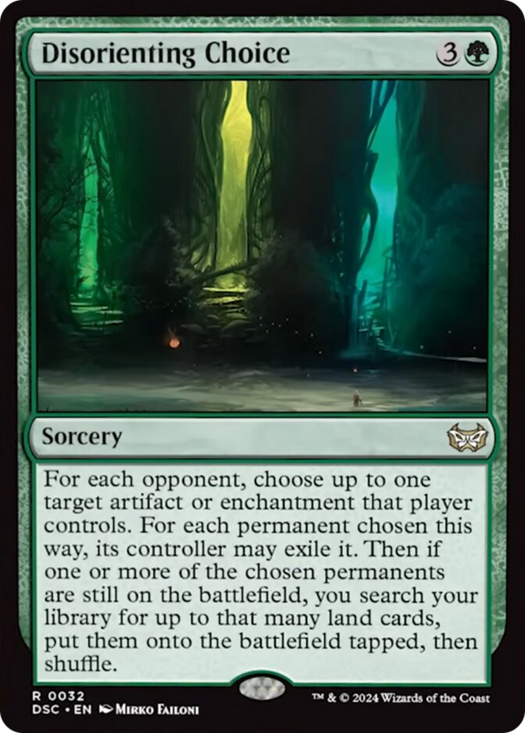 Disorienting Choice (Extended Art) [Duskmourn: House of Horror Commander] - The Mythic Store | 24h Order Processing