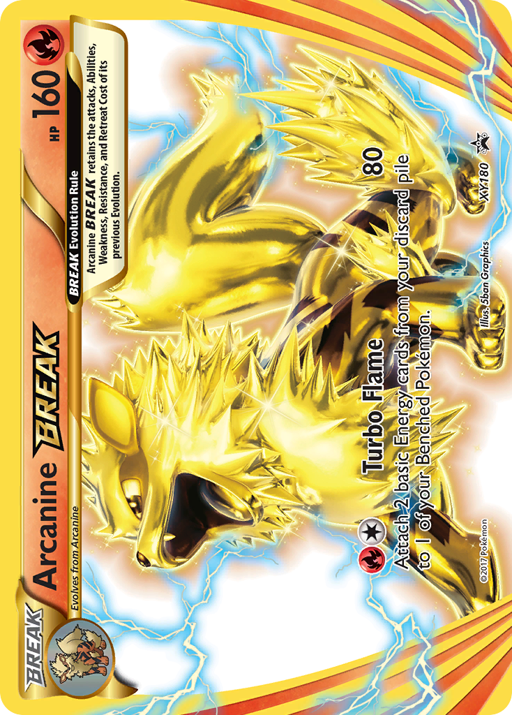 Arcanine BREAK (XY180) [XY: Black Star Promos] - The Mythic Store | 24h Order Processing