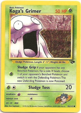 Koga's Grimer (78/132) [Gym Challenge Unlimited] - The Mythic Store | 24h Order Processing
