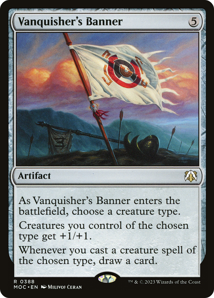 Vanquisher's Banner [March of the Machine Commander] - The Mythic Store | 24h Order Processing