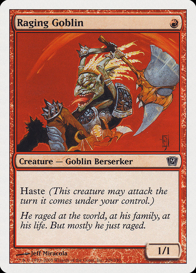 Raging Goblin [Ninth Edition] - The Mythic Store | 24h Order Processing