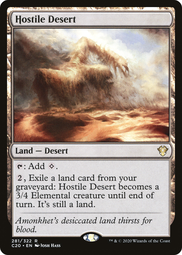 Hostile Desert [Commander 2020] - The Mythic Store | 24h Order Processing