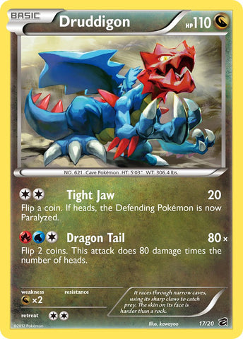 Druddigon (17/20) (Blister Exclusive) [Black & White: Dragon Vault] - The Mythic Store | 24h Order Processing