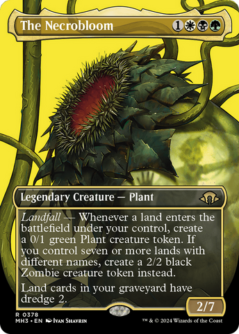 The Necrobloom (Borderless) [Modern Horizons 3] - The Mythic Store | 24h Order Processing
