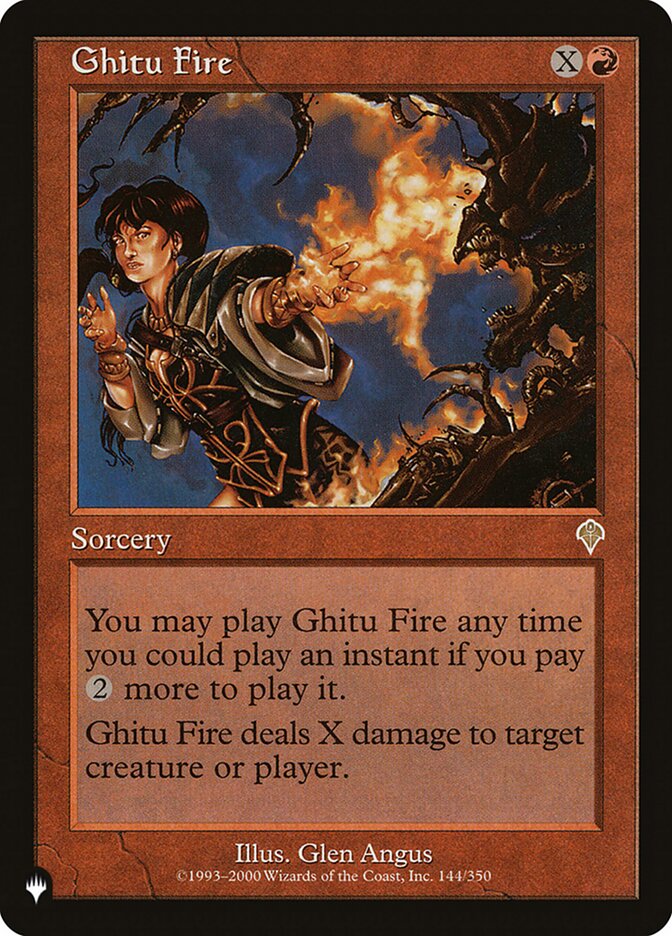 Ghitu Fire [The List] - The Mythic Store | 24h Order Processing