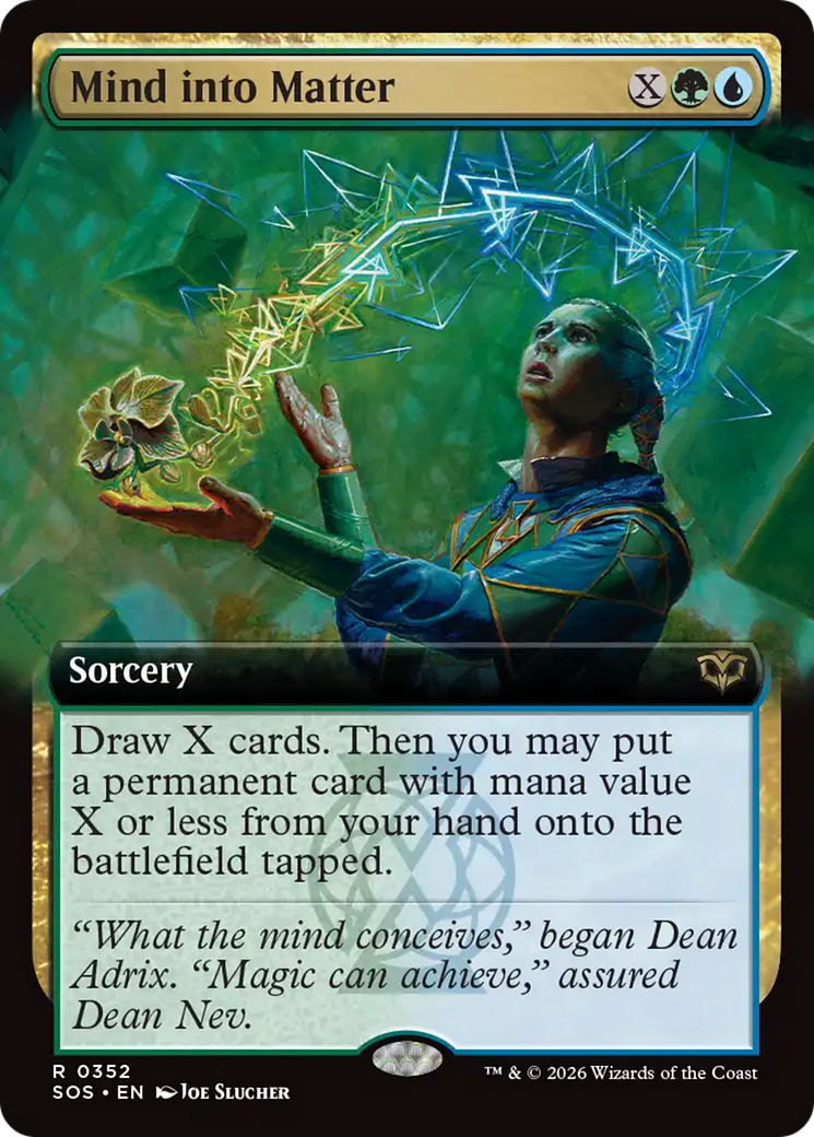 Mind into Matter (Extended Art) [Secrets of Strixhaven] - The Mythic Store | 24h Order Processing