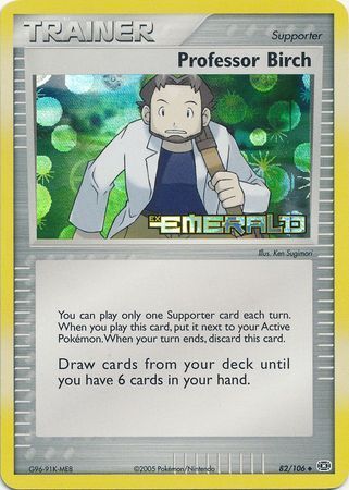 Professor Birch (82/106) (Stamped) [EX: Emerald] - The Mythic Store | 24h Order Processing