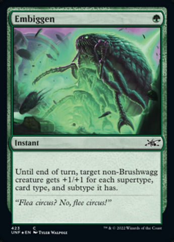 Embiggen (Galaxy Foil) [Unfinity] - The Mythic Store | 24h Order Processing