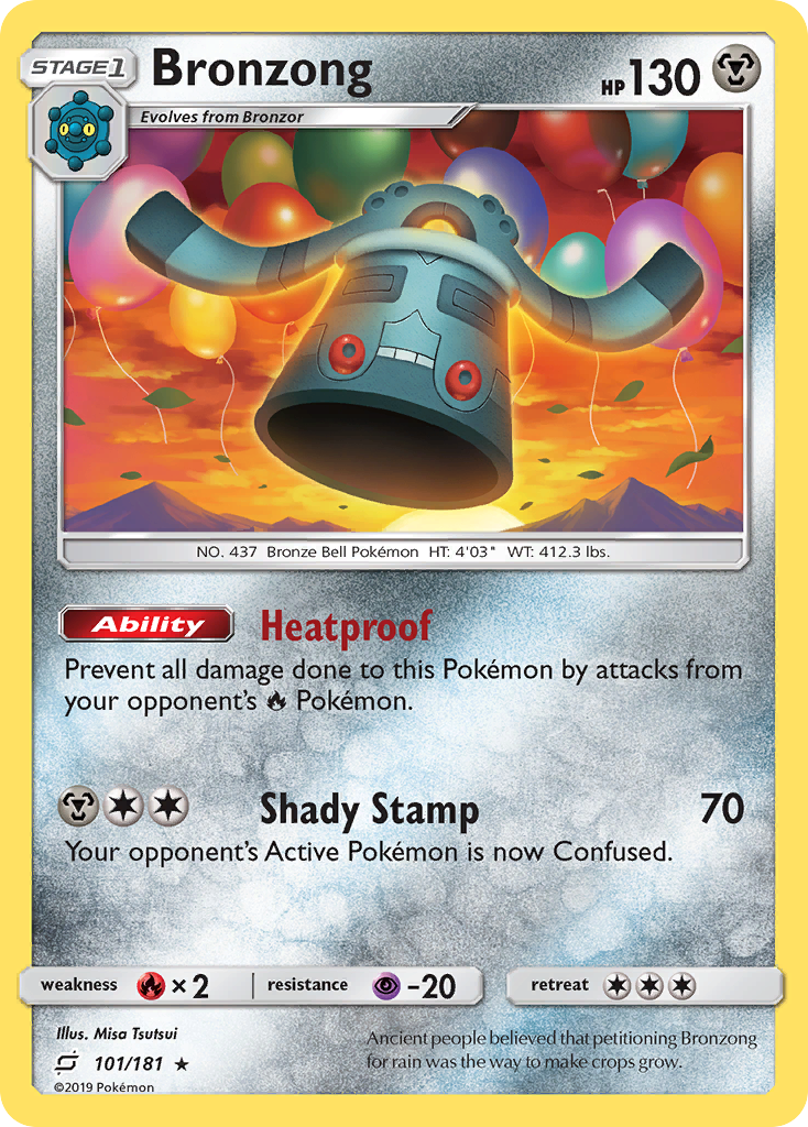 Bronzong (101/181) [Sun & Moon: Team Up] - The Mythic Store | 24h Order Processing