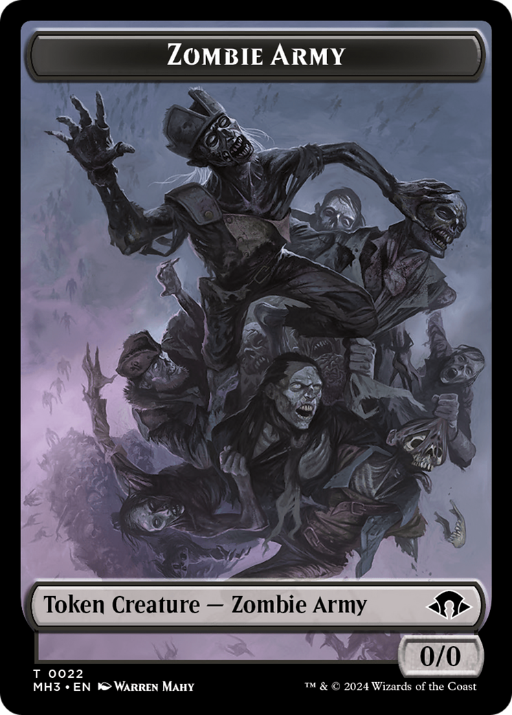 Zombie Army Token [Modern Horizons 3 Tokens] - The Mythic Store | 24h Order Processing