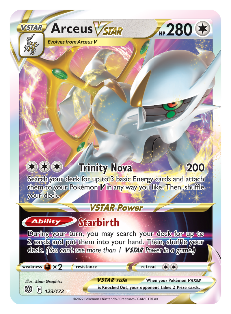 Arceus VSTAR (123/172) [Sword & Shield: Brilliant Stars] - The Mythic Store | 24h Order Processing