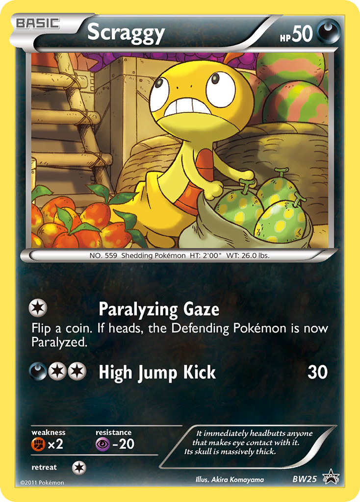 Scraggy (BW25) [Black & White: Black Star Promos] - The Mythic Store | 24h Order Processing