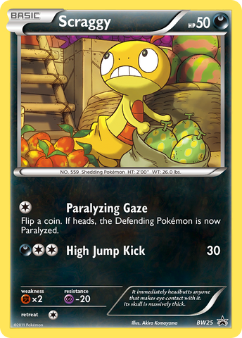 Scraggy (BW25) [Black & White: Black Star Promos] - The Mythic Store | 24h Order Processing