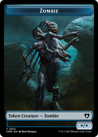 Zombie Token (13) [Commander Masters Tokens] - The Mythic Store | 24h Order Processing