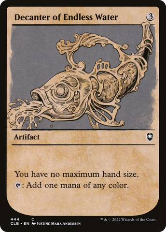 Decanter of Endless Water (Showcase) [Commander Legends: Battle for Baldur's Gate] - The Mythic Store | 24h Order Processing