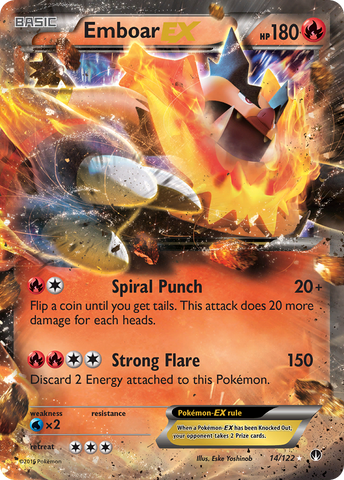 Emboar EX (14/122) [XY: BREAKpoint] - The Mythic Store | 24h Order Processing