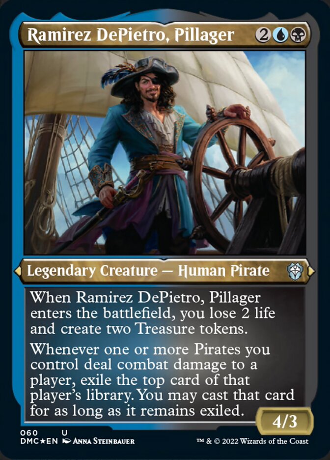 Ramirez DePietro, Pillager (Foil Etched) [Dominaria United Commander] - The Mythic Store | 24h Order Processing