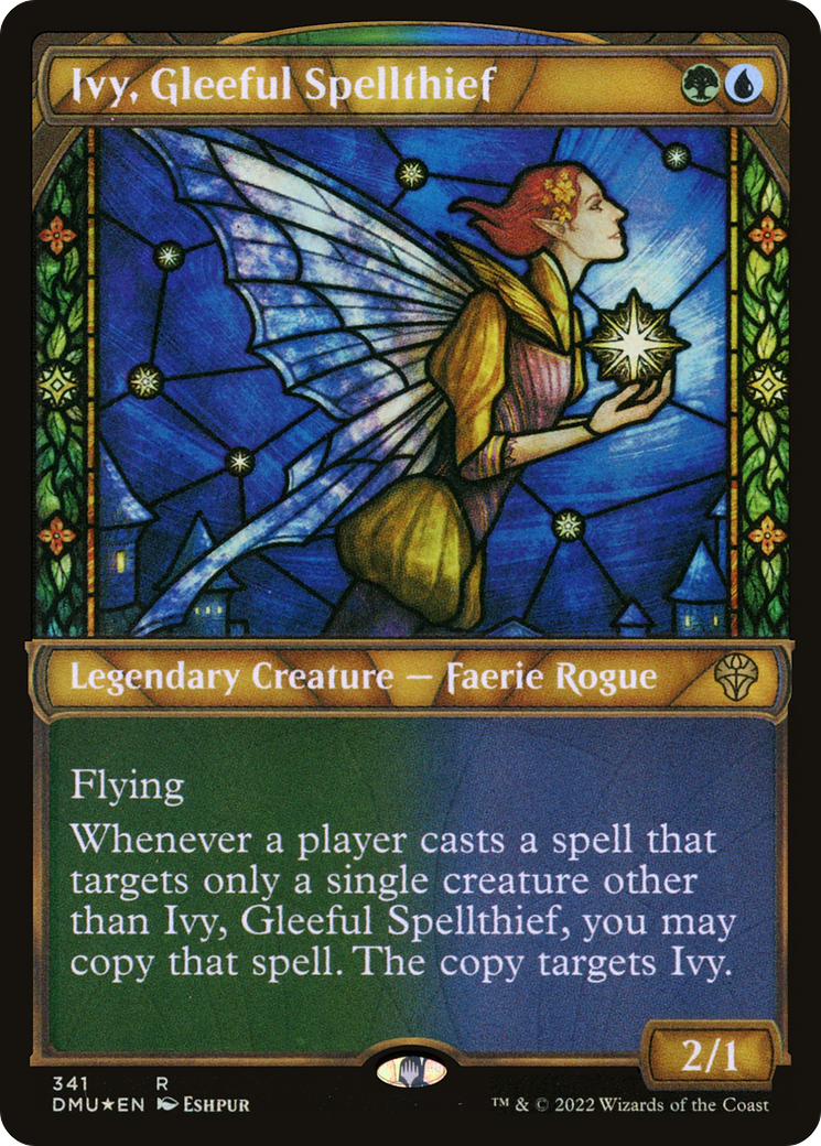 Ivy, Gleeful Spellthief (Showcase Textured) [Dominaria United] - The Mythic Store | 24h Order Processing