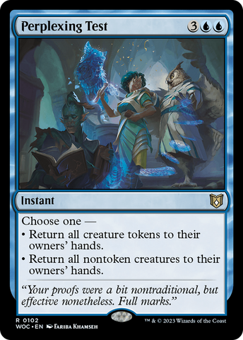 Perplexing Test [Wilds of Eldraine Commander] - The Mythic Store | 24h Order Processing