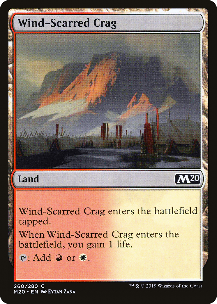 Wind-Scarred Crag [Core Set 2020] - The Mythic Store | 24h Order Processing