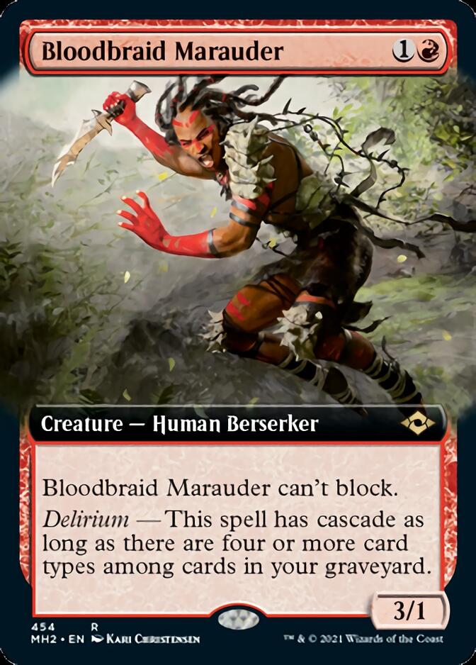 Bloodbraid Marauder (Extended Art) [Modern Horizons 2] - The Mythic Store | 24h Order Processing