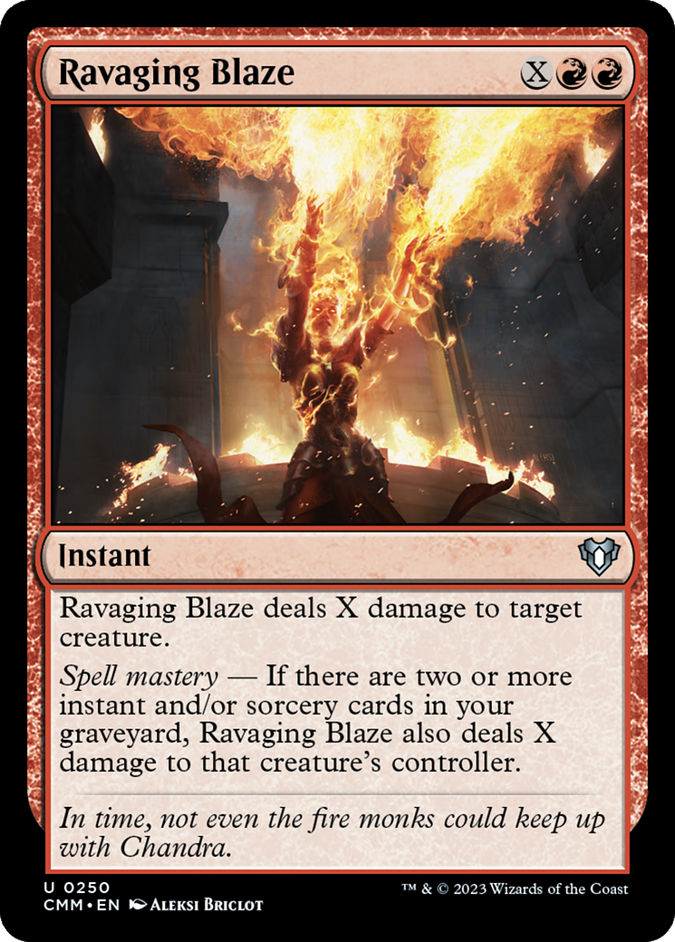 Ravaging Blaze [Commander Masters] - The Mythic Store | 24h Order Processing