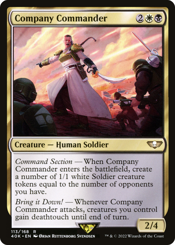 Company Commander [Warhammer 40,000] - The Mythic Store | 24h Order Processing