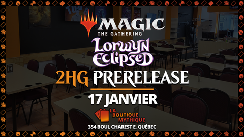 MTG Lorwyn: Eclipsed Two-Headed Giant Sealed Prerelease (17 Janvier) Ticket - The Mythic Store | 24h Order Processing