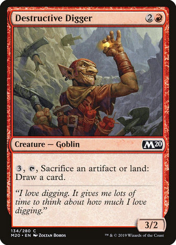 Destructive Digger [Core Set 2020] - The Mythic Store | 24h Order Processing