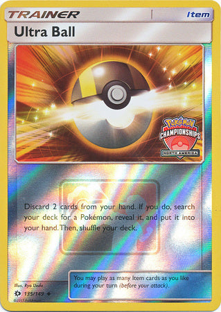 Ultra Ball (135/149) (NA Championship Promo) [Sun & Moon: Base Set] - The Mythic Store | 24h Order Processing
