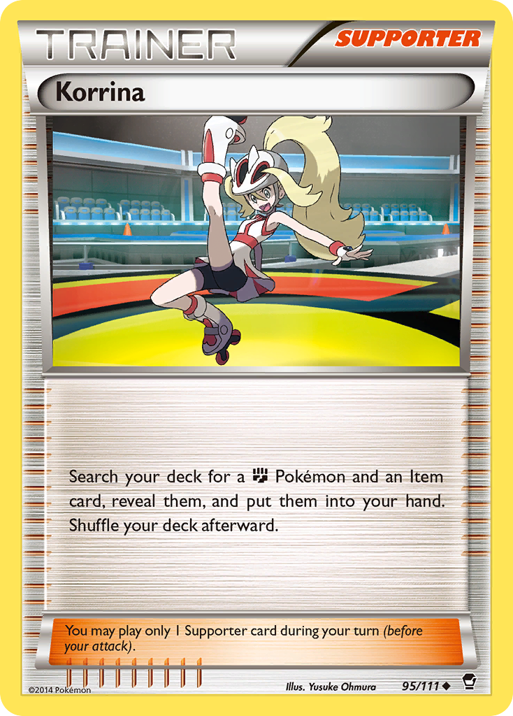 Korrina (95/111) [XY: Furious Fists] - The Mythic Store | 24h Order Processing
