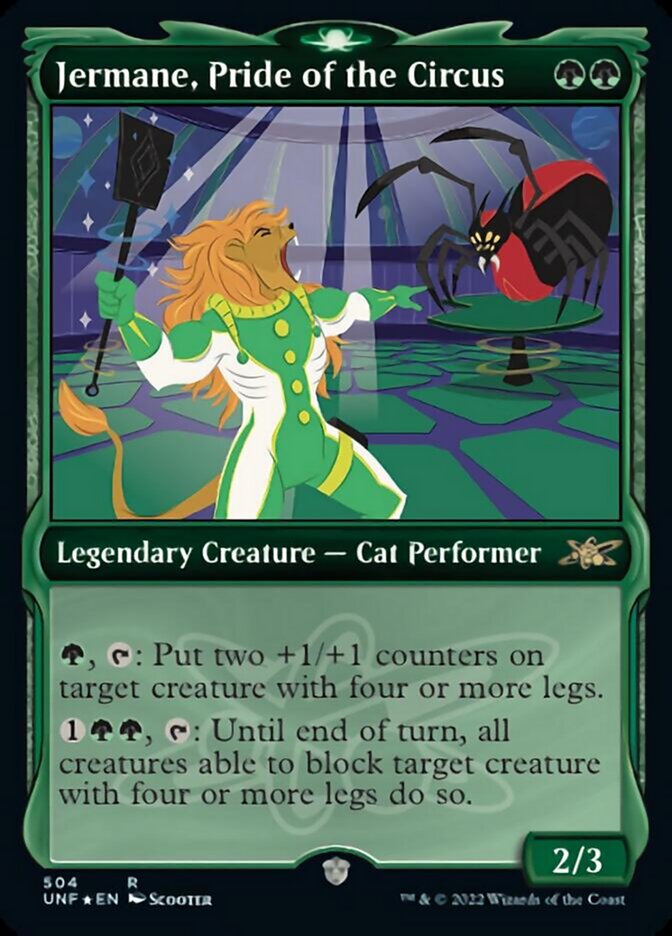 Jermane, Pride of the Circus (Showcase) (Galaxy Foil) [Unfinity] - The Mythic Store | 24h Order Processing