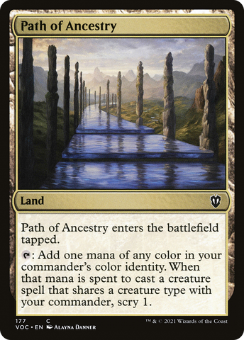Path of Ancestry [Innistrad: Crimson Vow Commander] - The Mythic Store | 24h Order Processing