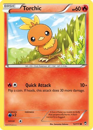 Torchic (12/111) [XY: Furious Fists] - The Mythic Store | 24h Order Processing