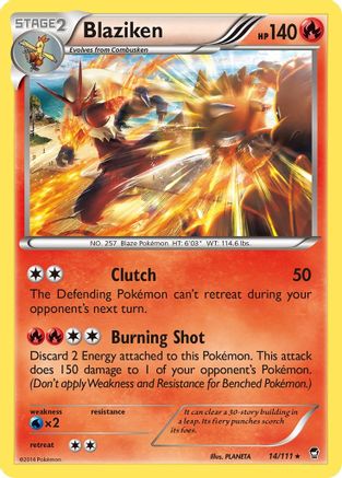 Blaziken (14/111) [XY: Furious Fists] - The Mythic Store | 24h Order Processing