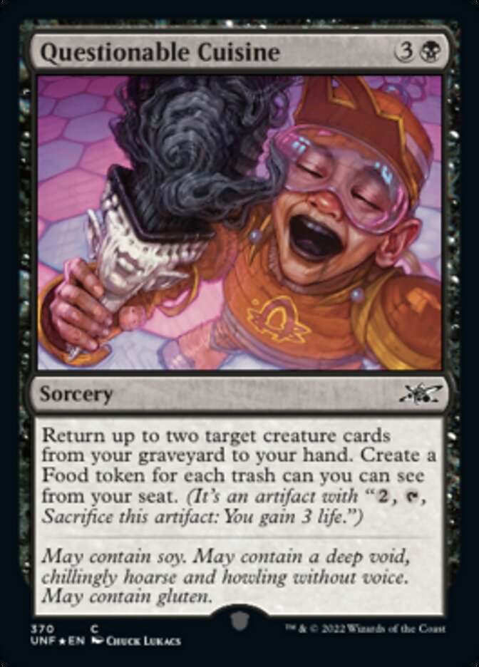 Questionable Cuisine (Galaxy Foil) [Unfinity] - The Mythic Store | 24h Order Processing