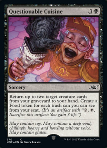 Questionable Cuisine (Galaxy Foil) [Unfinity] - The Mythic Store | 24h Order Processing