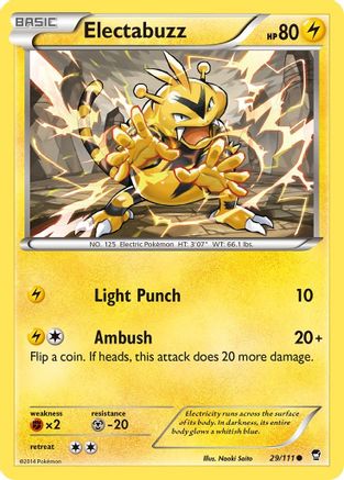 Electabuzz (29/111) [XY: Furious Fists] - The Mythic Store | 24h Order Processing