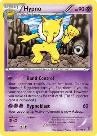 Hypno (36/111) [XY: Furious Fists] - The Mythic Store | 24h Order Processing