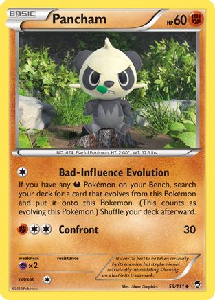 Pancham (59/111) [XY: Furious Fists] - The Mythic Store | 24h Order Processing