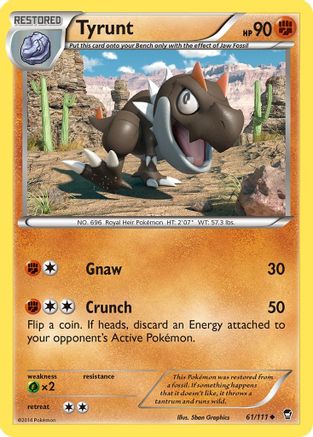 Tyrunt (61/111) [XY: Furious Fists] - The Mythic Store | 24h Order Processing