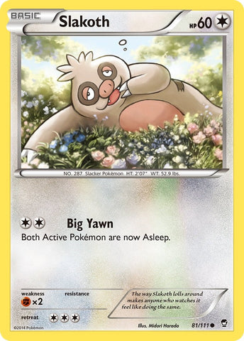 Slakoth (81/111) [XY: Furious Fists] - The Mythic Store | 24h Order Processing