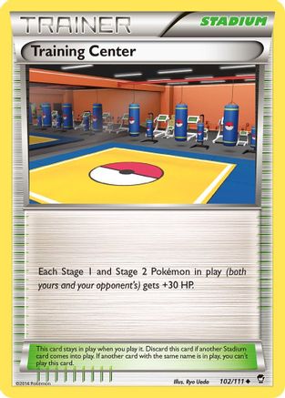 Training Center (102/111) [XY: Furious Fists] - The Mythic Store | 24h Order Processing