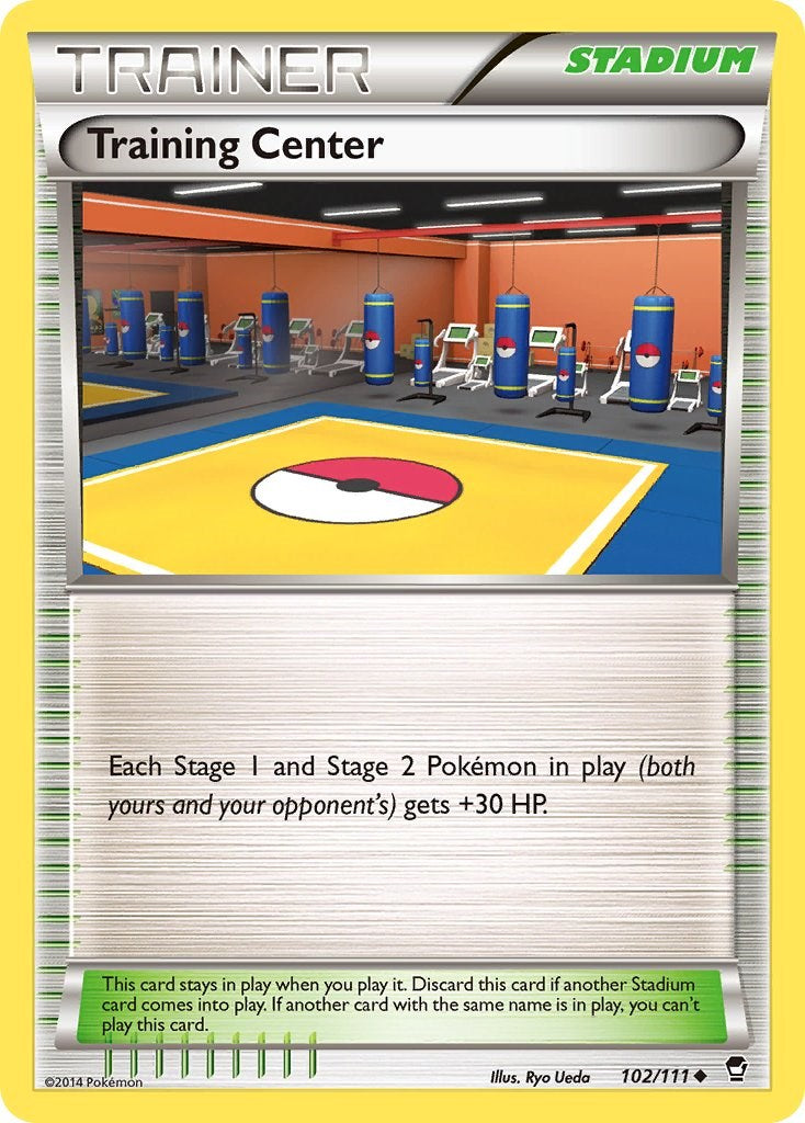 Training Center (102/111) [XY: Furious Fists] - The Mythic Store | 24h Order Processing