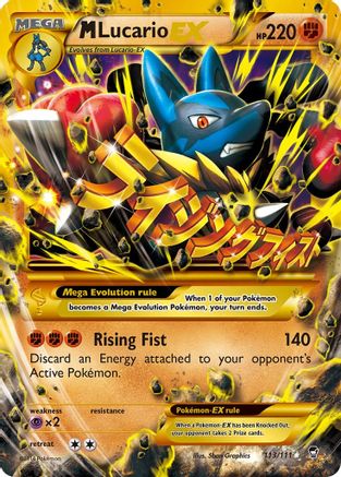 M Lucario EX (113/111) [XY: Furious Fists] - The Mythic Store | 24h Order Processing