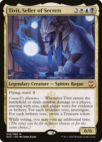 Tivit, Seller of Secrets [Streets of New Capenna Commander] - The Mythic Store | 24h Order Processing